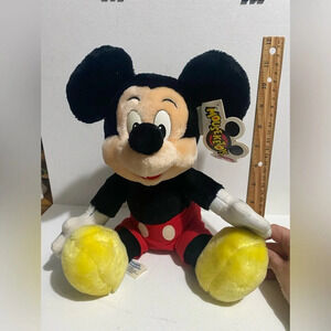 Vintage Walt Disney World Mickey Mouse NWT Stuffed Animal Collectible 80s/90s
